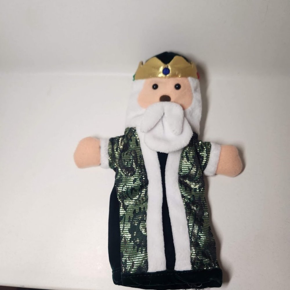 Vintage House of Lloyd Christmas The Magi Three Wise Men Plush Puppet Velvet